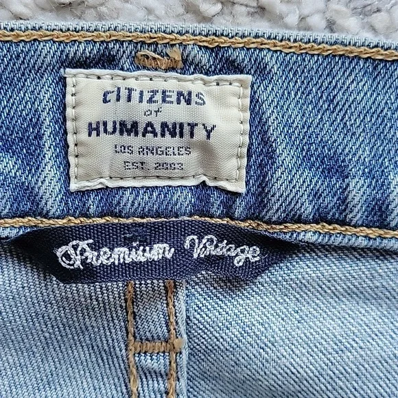 Citizens of Humanity Demy Flare Floral Stripe New 30 - Picture 6 of 16